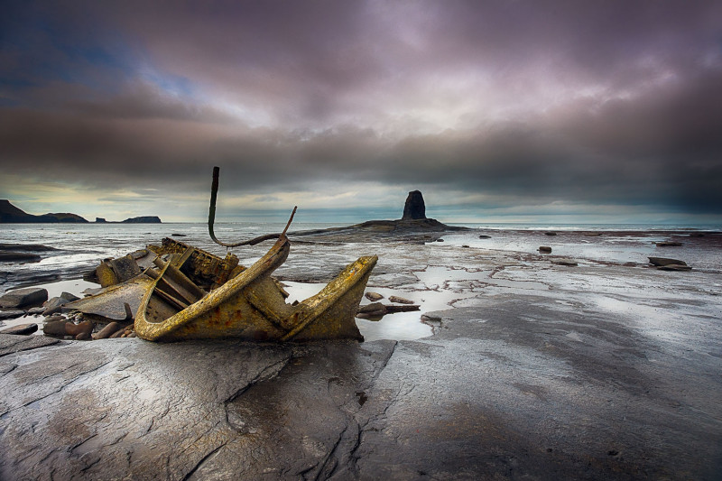 A photo of 'Saltwick Wreck' by Julie Holbeche Maund